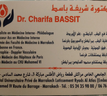 Dr. Charifa BASSIT
